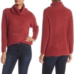 Catherine Malandrino Cozy Eyelash Knit Turtleneck